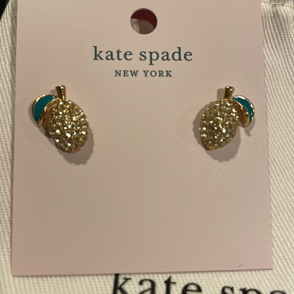 Kate Spade pear earrings - Picture 2 of 3